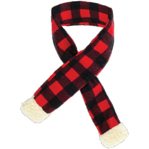 Lulubelles Power Plush Holiday Scarf Buffalo Check Large