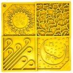 Sodapup Lickmat Sky Design Large - Yellow
